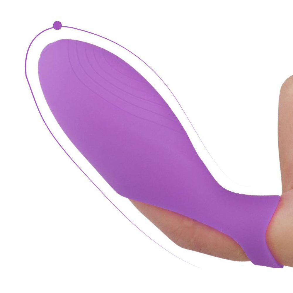 Finger Vibrator Sleeve With Detachable Bullet Nipple G-Spot Stimulate