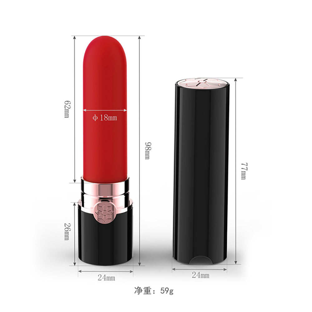 Lipstick Vibe Bullet Vibrator 10 Vibrations G-spot Nipple Stimulator