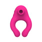 Couple Vibrator Suction Ring For Penis & Clitoral Stimulation 7 Modes