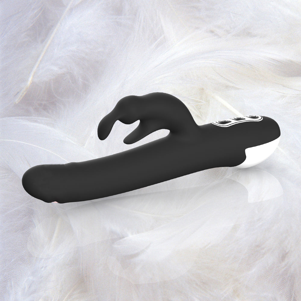 7 Vibrations 360° Rotating Rabbit Vibrator G-Spot Clitoris Stimulation