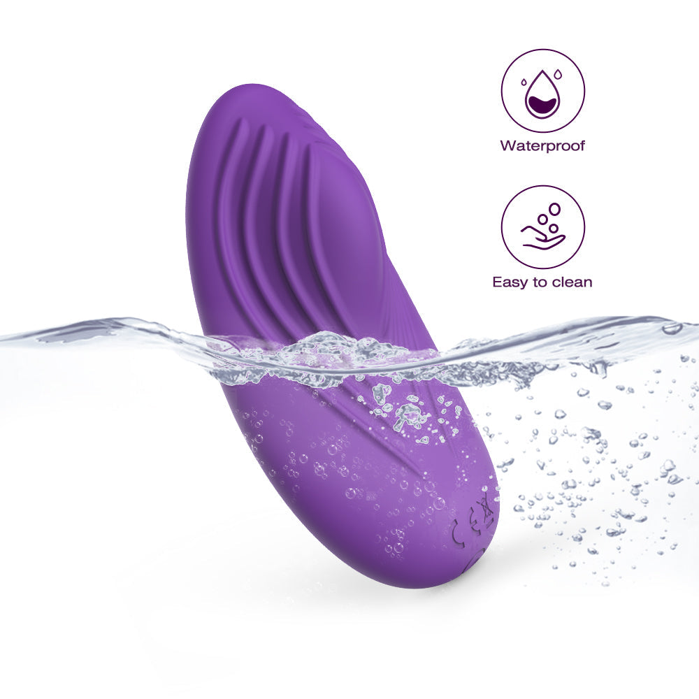 Wireless 10-Mode Silicone Wearable Vibrator Clit Anus Nipple Stimulator