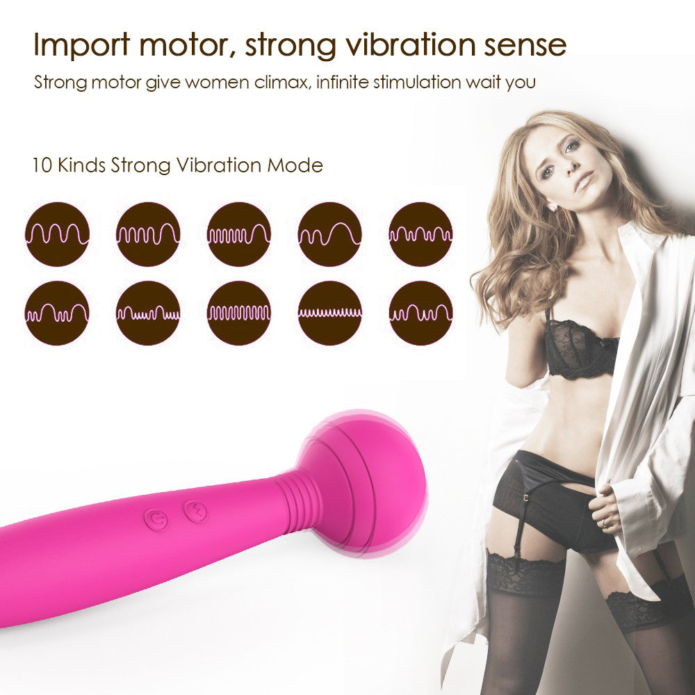 Soft Wand Vibrator Multi-Speed Vibrations for Teasing and Body Massager