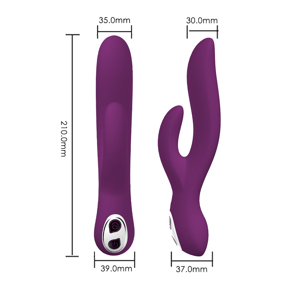 7 Kinds Speeds Rabbit Dildo Vibrator C G Point Stimulating Same Time