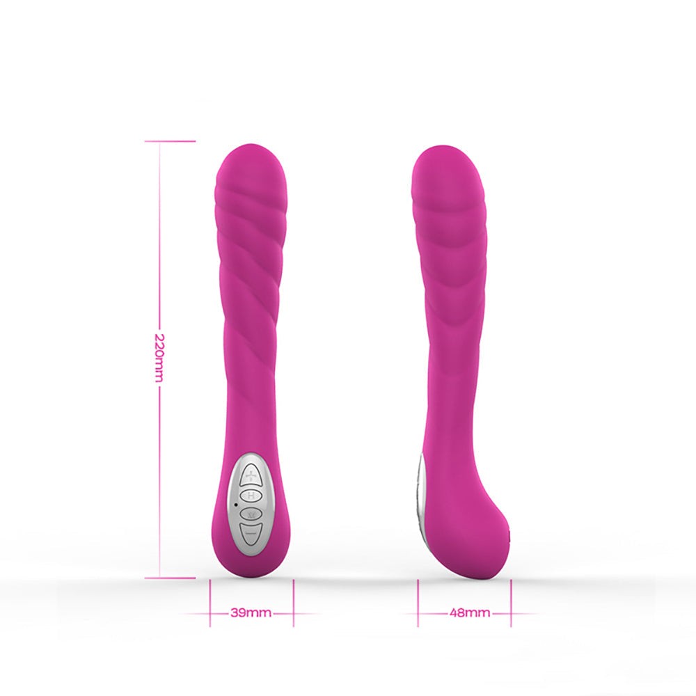 7 Frequencies Ultra Soft Bendable Rechargeable Dildo G-Spot Vibrator