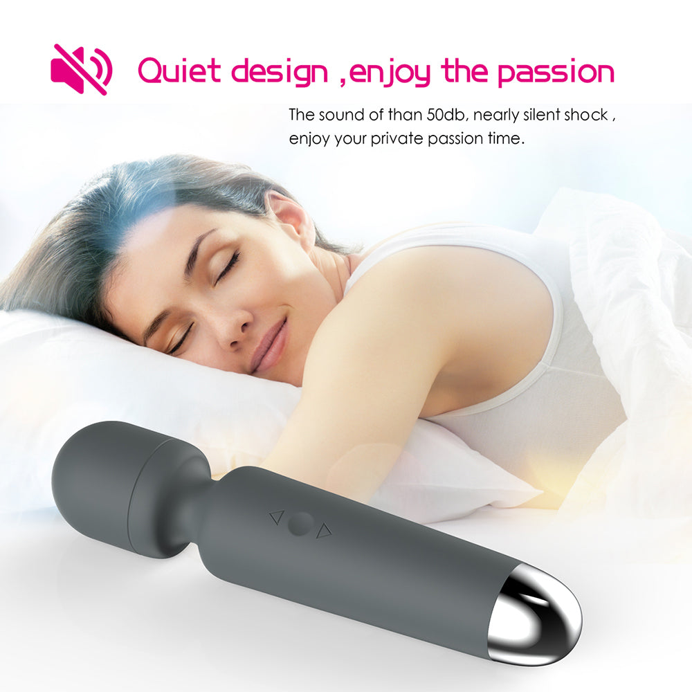 10 Speeds Silicone Power Personal Body Wand Massager for Women & Men