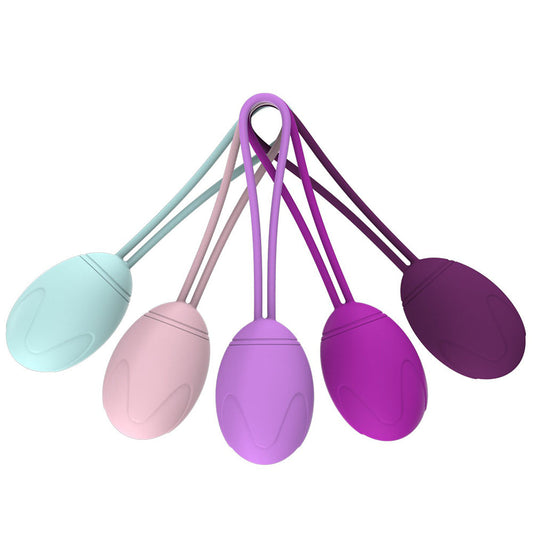 Kegel Ball Exercise Weights Pelvic Floor Tightening Ben Wa 5 Pcs Set