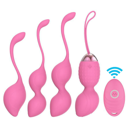 Kegel Balls Trainer Kit Ben Wa Balls Weights Exercise 10 Speed Modes