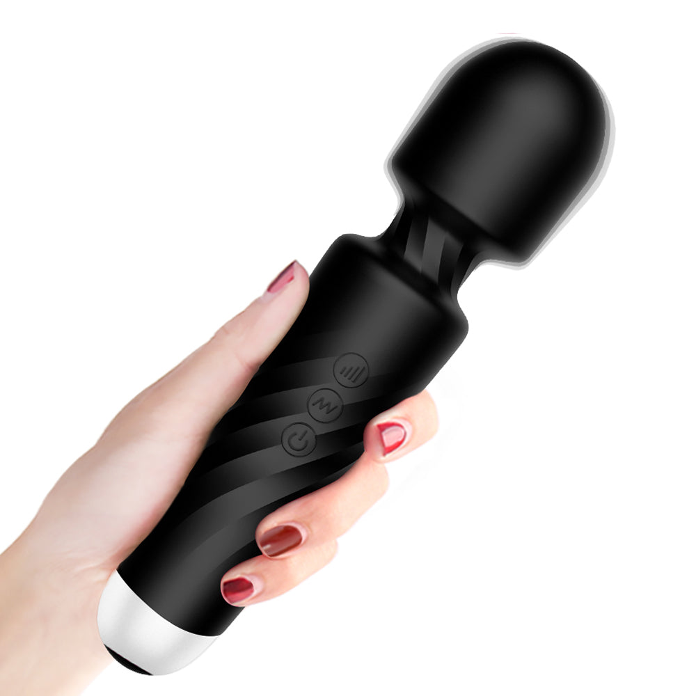 Mute Wand Massager Rechargeable 7 Frequencies 4 Speeds Body Recovery