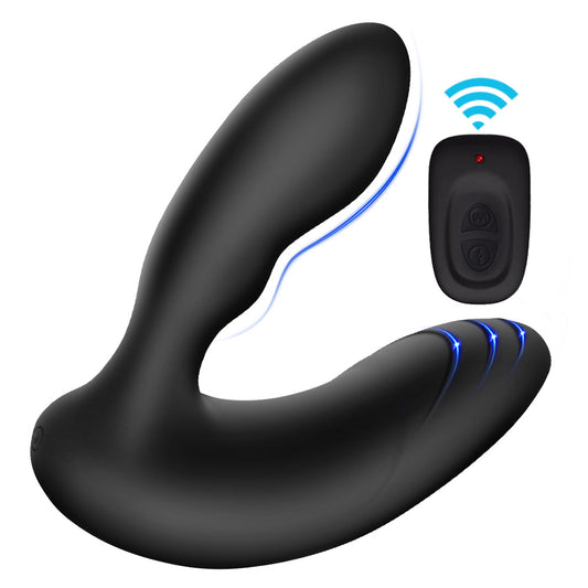 Male Vibrating Prostate Massager Anal Vibrator with 11x11 Stimulations