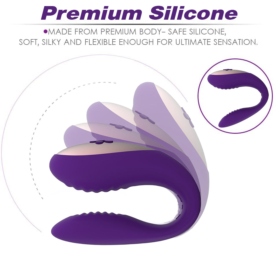 Rechargeable Remote G Spot Couple Stimulator 10 Intense Vibrations