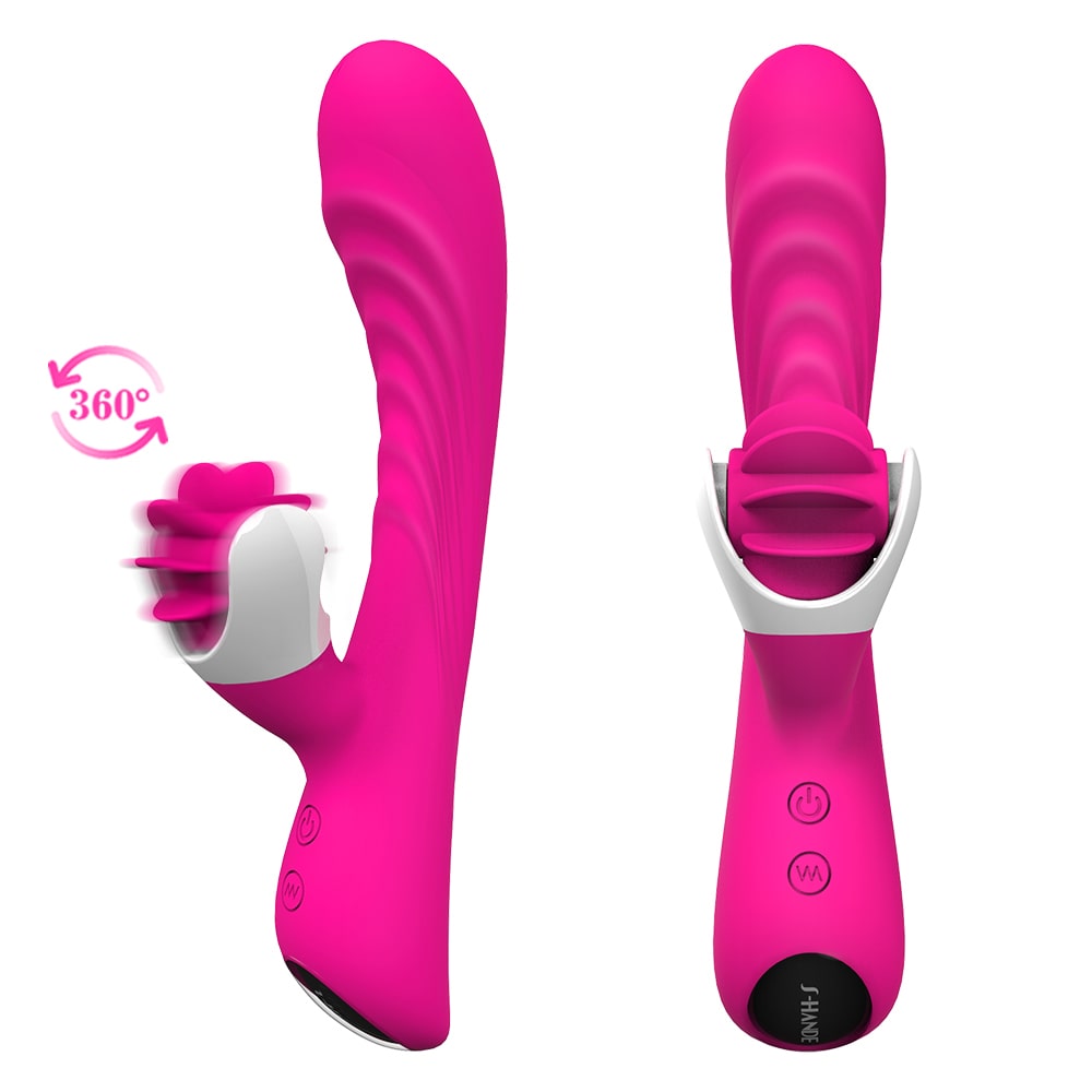 6 Rotation 9 Vibration Modes G Spot Rabbit Vibrator with 9 Color Light