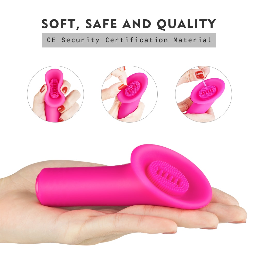 9 Vibration Modes Detachable Bullet Clitoral Licking Vibrator Massager