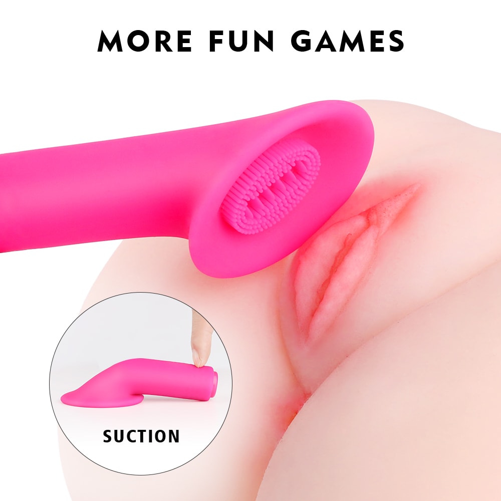 9 Vibration Modes Detachable Bullet Clitoral Licking Vibrator Massager