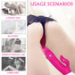 9 Pulsating Vibrating Modes Mute Rabbit G Spot Vibrator with Heating