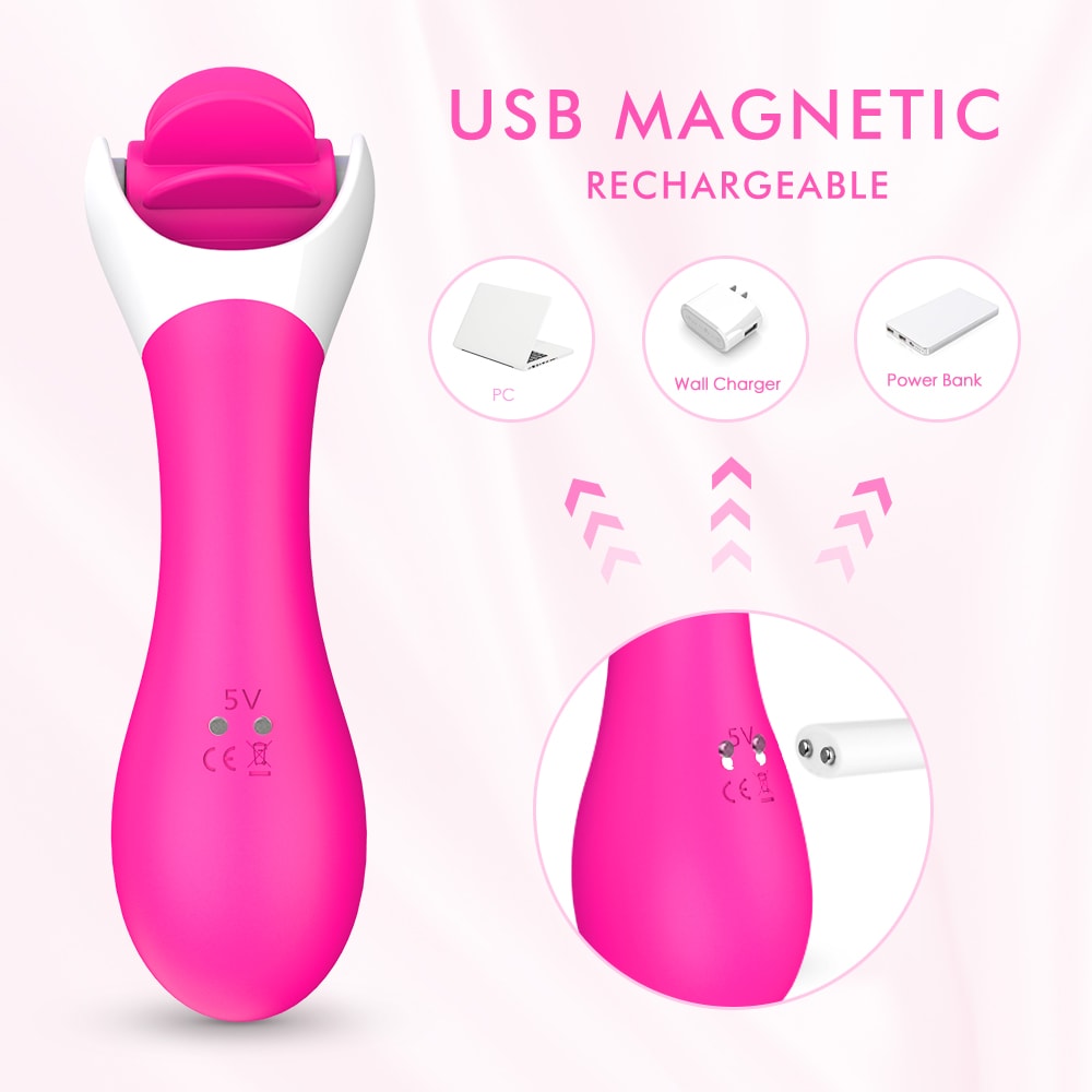 3 IN 1 Functions 360° Rotating Tongue Licking Clitoral Vibrator G Spot