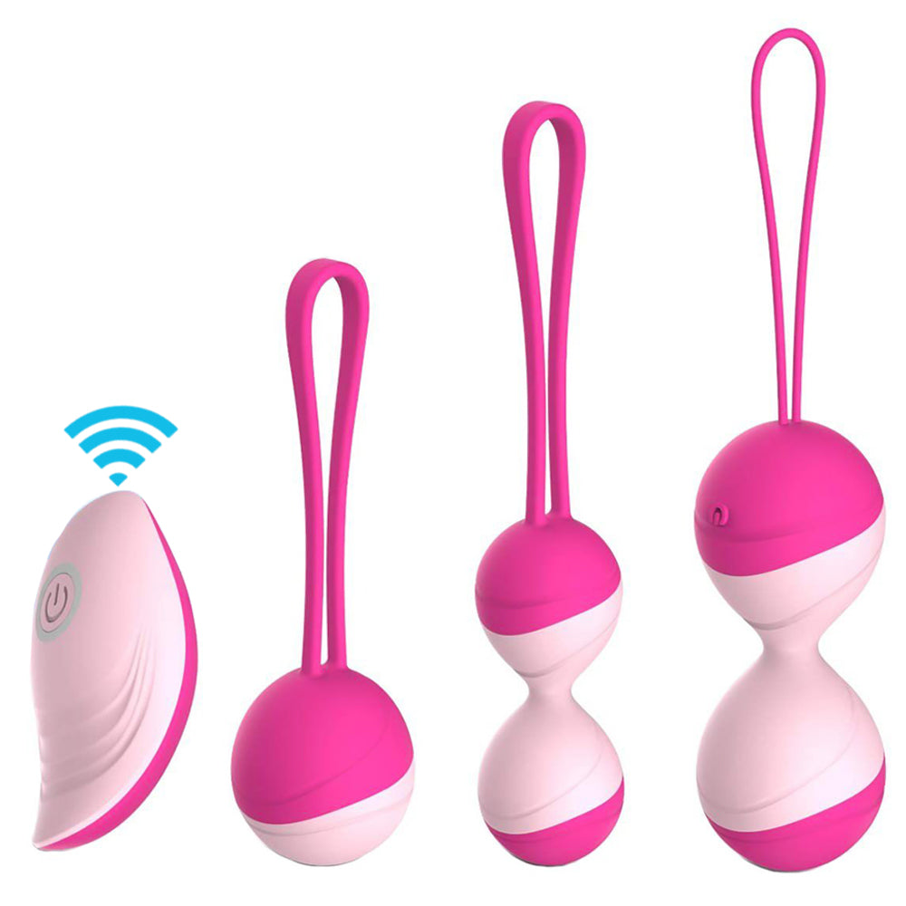 Silicone Ben Wa Balls Kegel Kit Pelvic Floor Tightening Exerciser