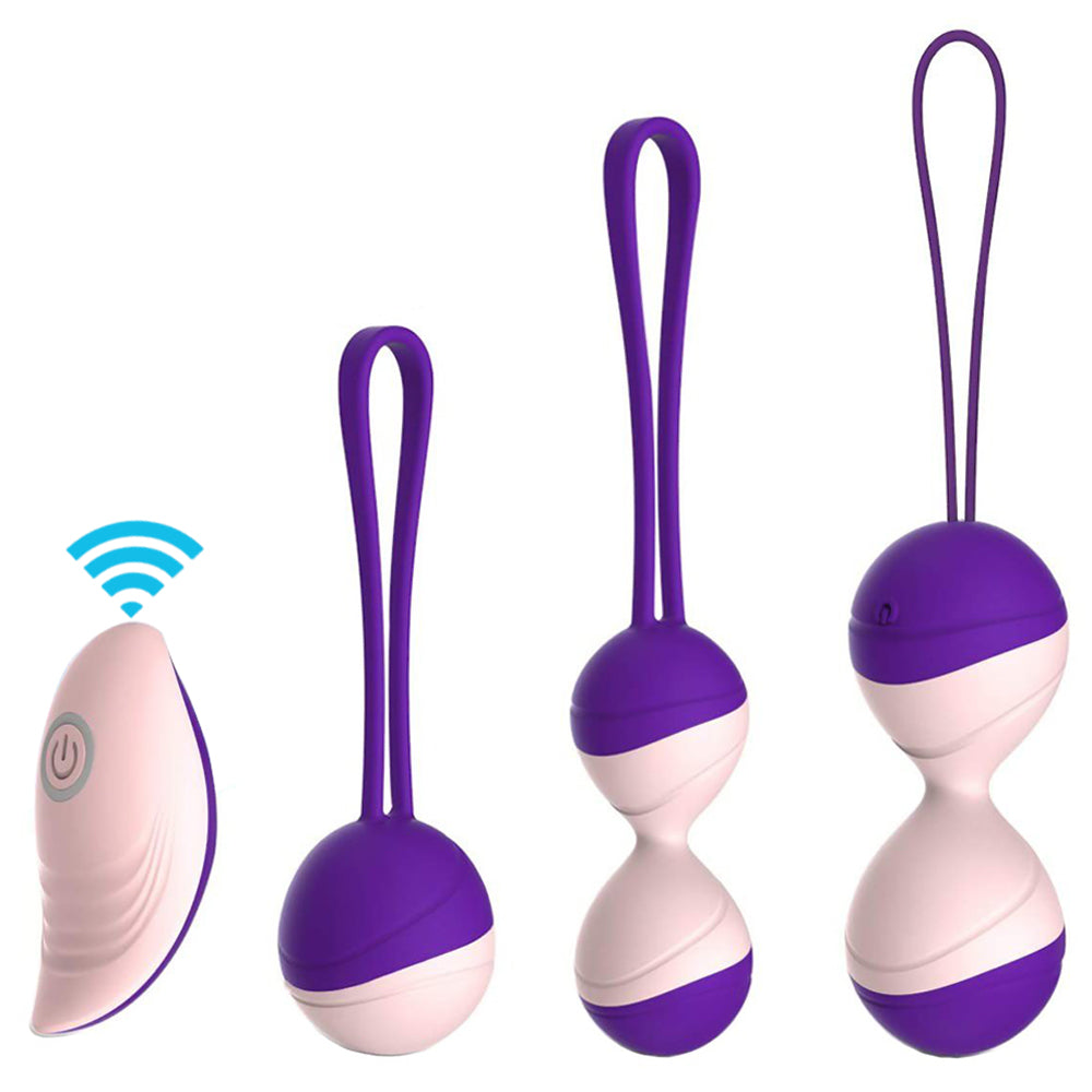 Silicone Ben Wa Balls Kegel Kit Pelvic Floor Tightening Exerciser