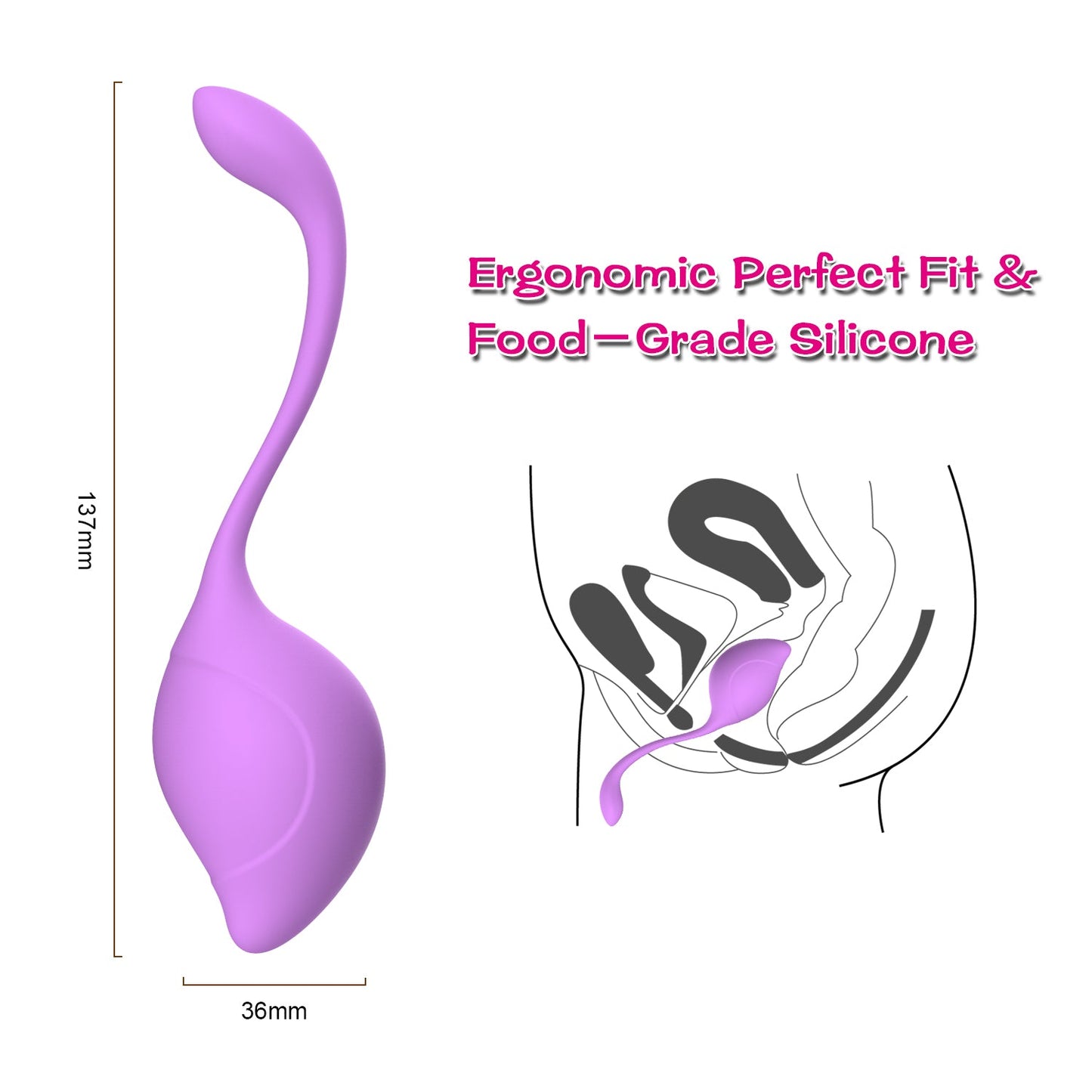 Silicone Kegel Ben Wa Balls Kit For Women Vaginal Tightening Exercise