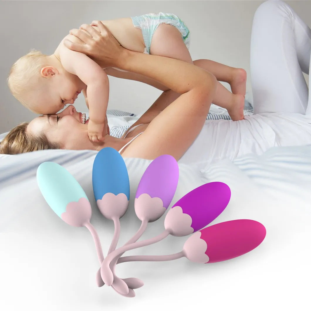 Silicone 5 Pcs Ben Wa Balls Vagina Tightening Kegel Exerciser Kit