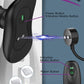 6 Modes Vibrating Anal Butt Plug with Spiral Pattern Flexible Neck