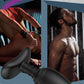 6 Modes Vibrating Anal Butt Plug with Spiral Pattern Flexible Neck