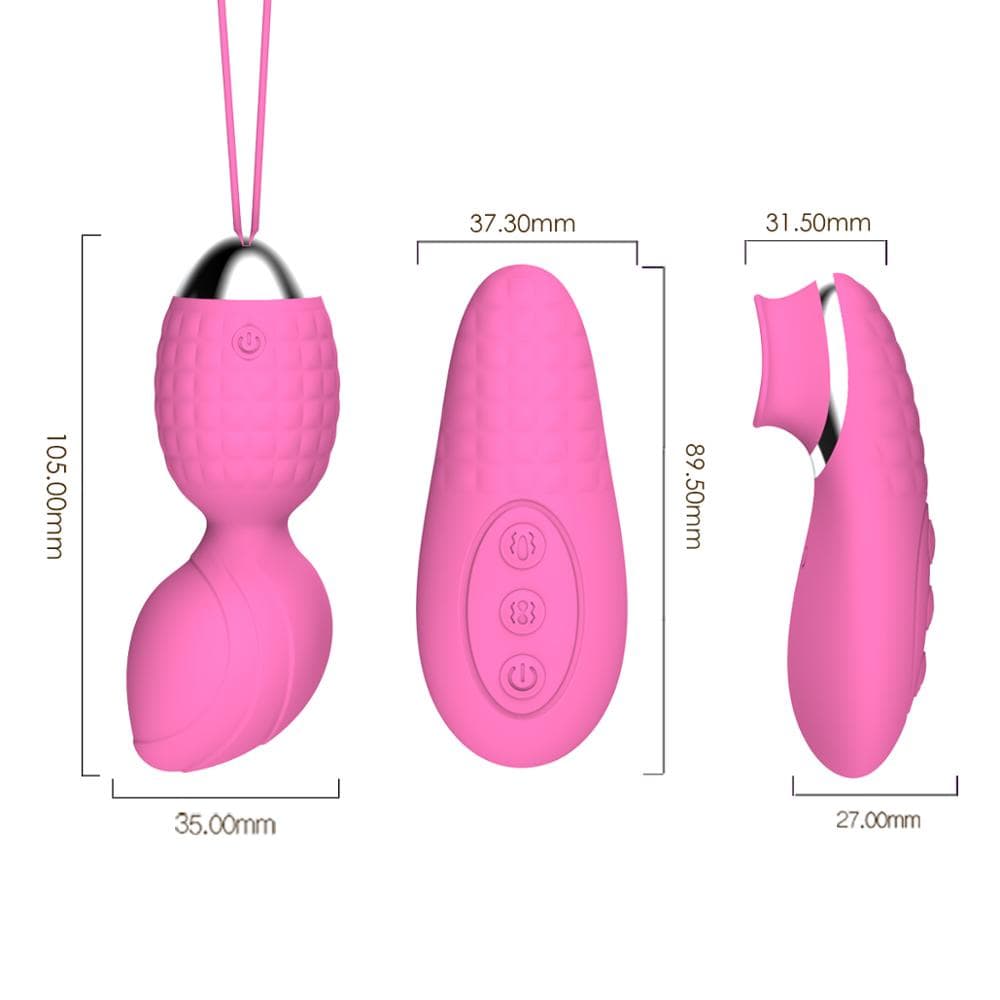 10 Modes Bullet Egg Vibrator with Vibrating Remote Control Stimulator