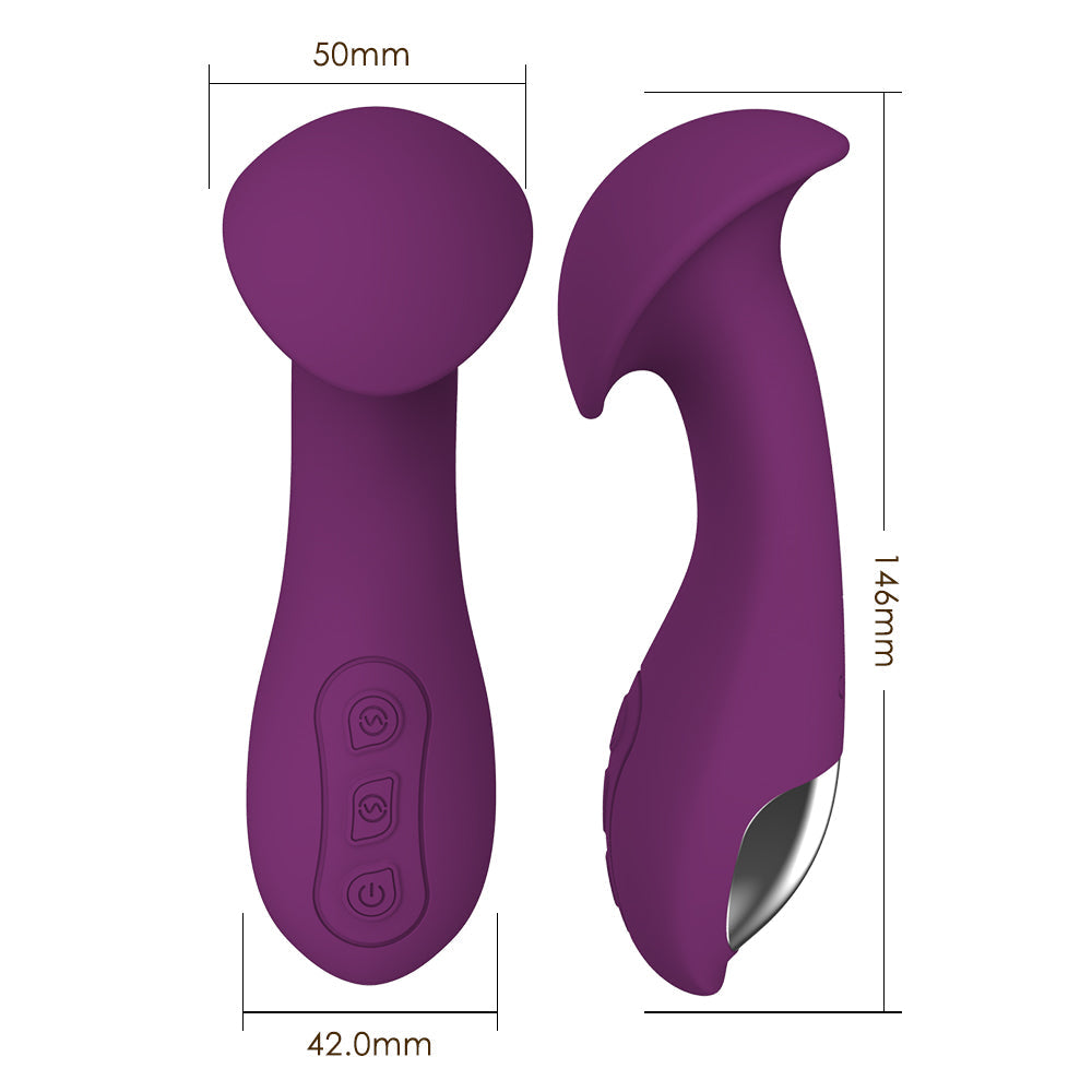 Soft Silicone Wand Massager 10 Vibrations Sensitive Part Stimulation