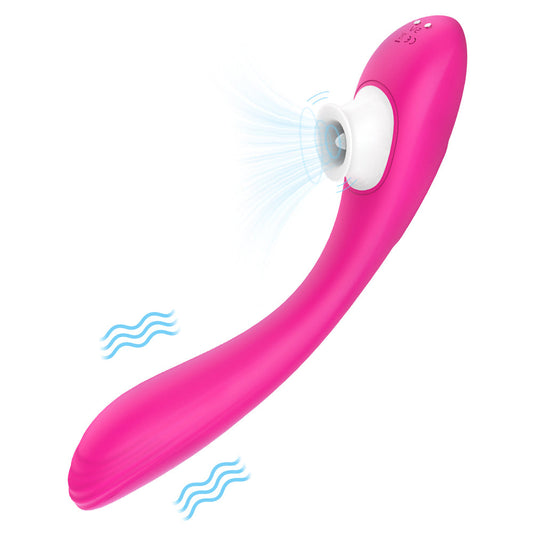 Tongue Clitoral Vibrator G-spot Bending 9 Sucking & Vibrating Modes