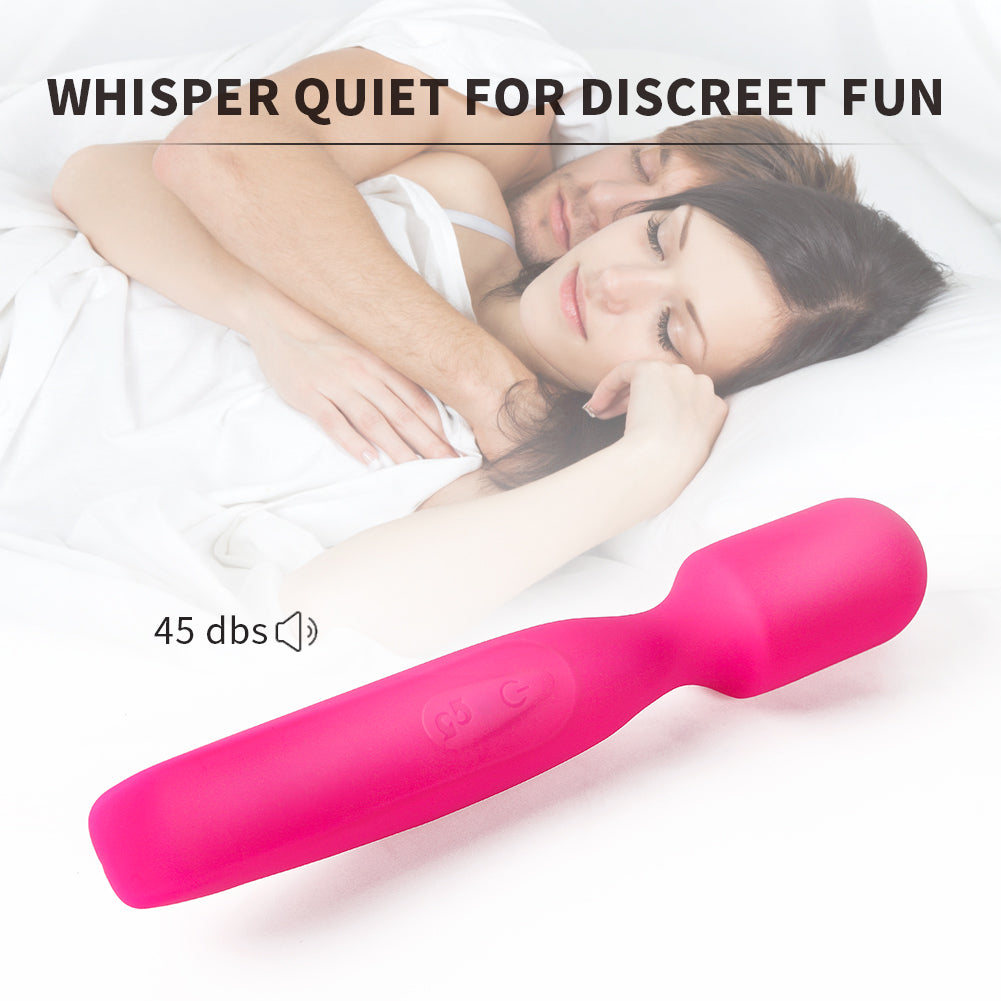 Waterproof Full Body Massager Soft Wand Vibrator 16 Vibration Modes