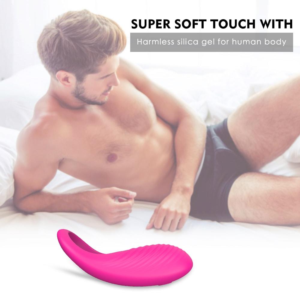 Remote Control 9-Speed Silicone Penis Cock Ring Couple Vibrator