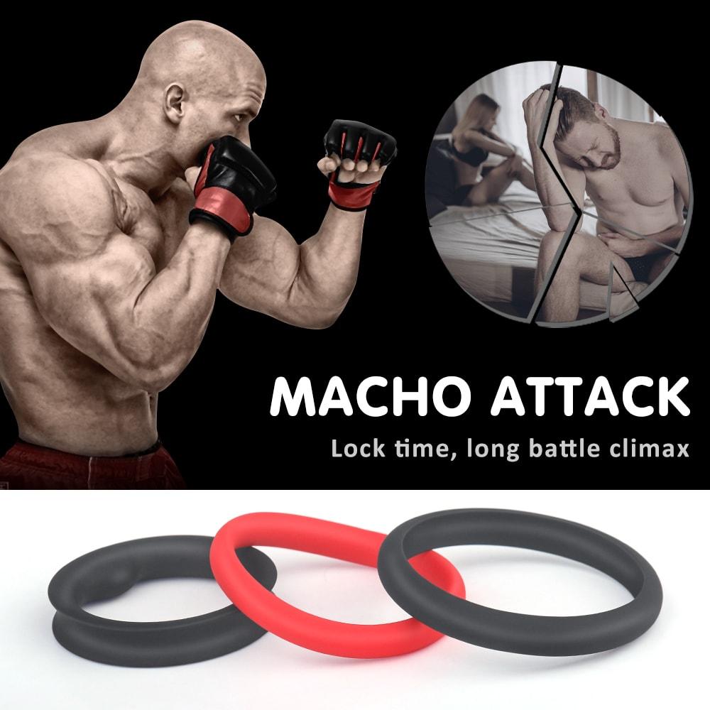 Multiple Combination 3 Pcs Thick Penis Ring Set Cock Rings Toy